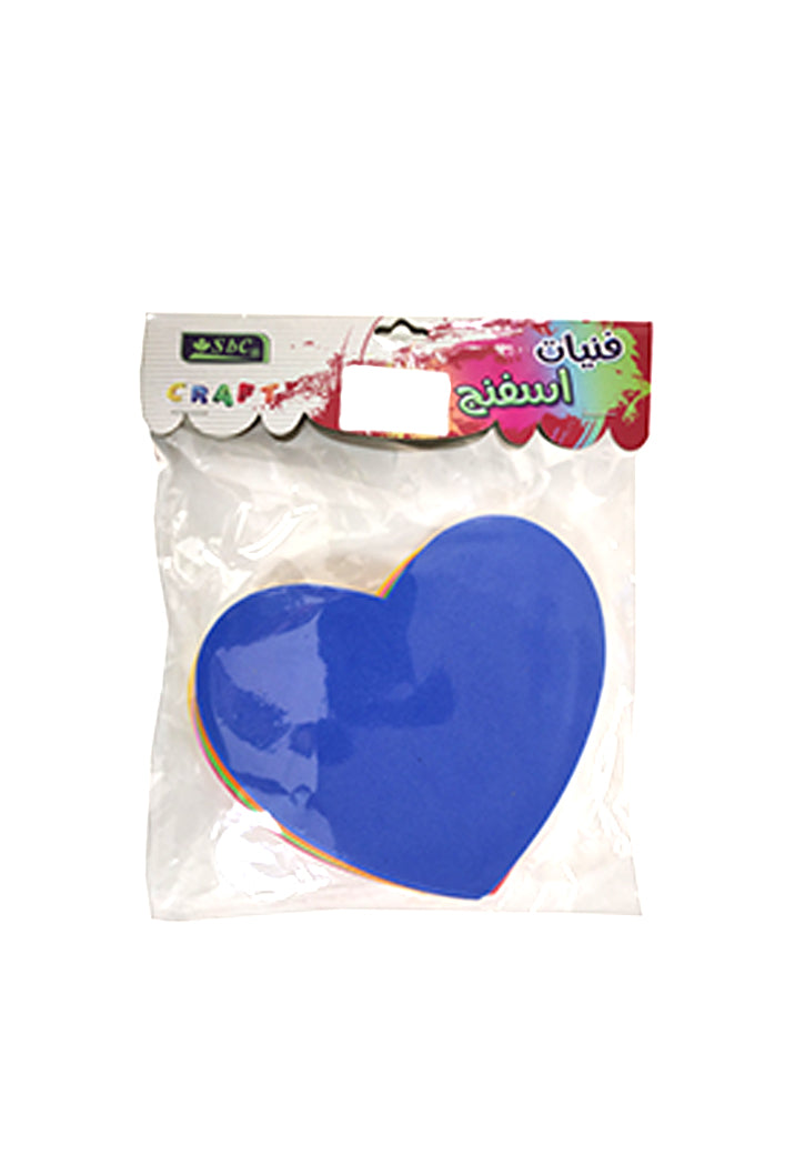 SBC CRAFT EVA FOAM SHAPES HEART 12PCS
