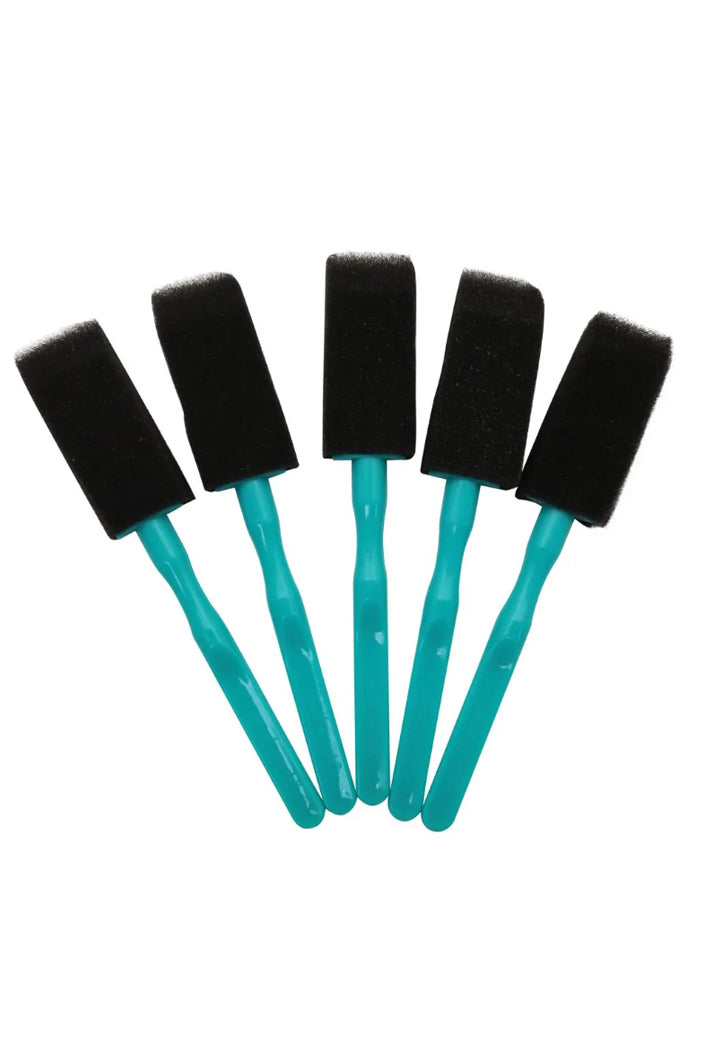 MONT MARTE DISCOVERY FOAM BRUSHES 5PCS PKT 50MM