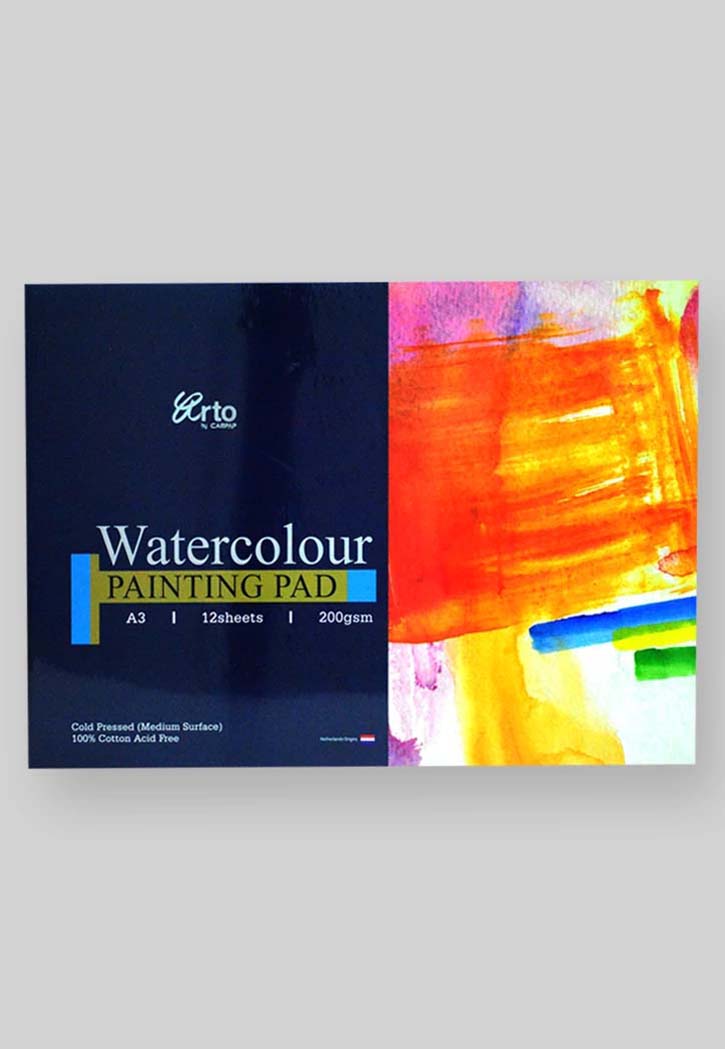 Arto - Watercolor Painting Pad Cotton Cold Pressed A3 200GSM
