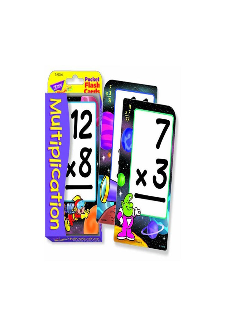 Pocket Flash Cards Multiplication