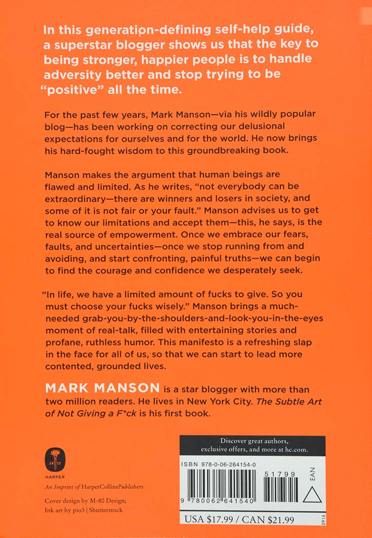 The Subtle Art Of Not Giving A F*CK