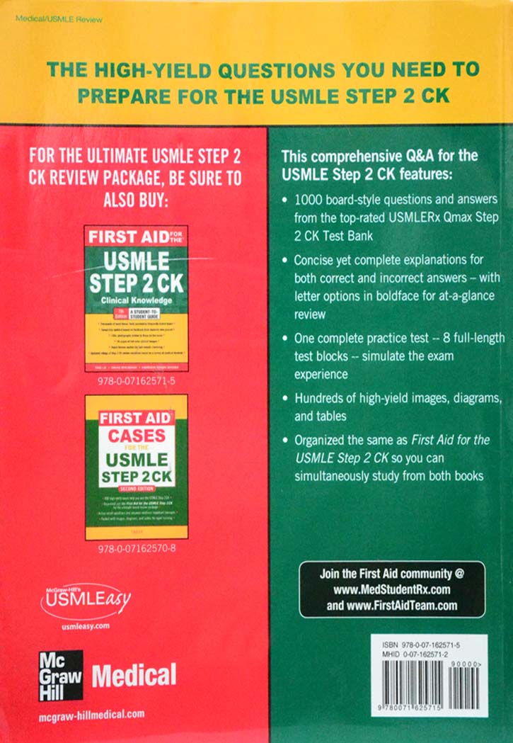 First Aid Q&A for the USMLE Step 2 CK, 2nd Edition