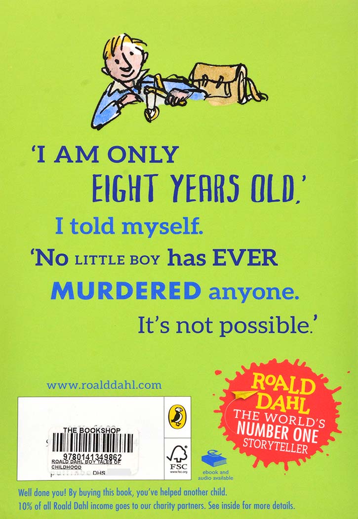 ROALD DAHL BOY TALES OF CHILDHOOD PB