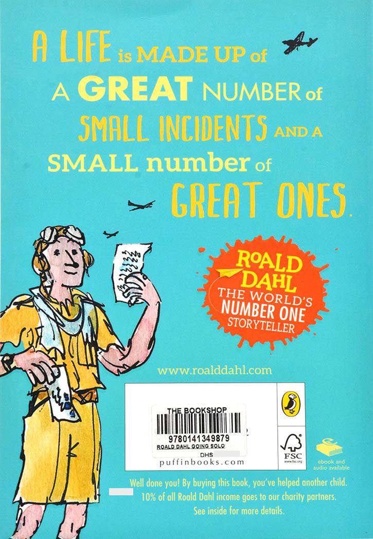 ROALD DAHL GOING SOLO PB