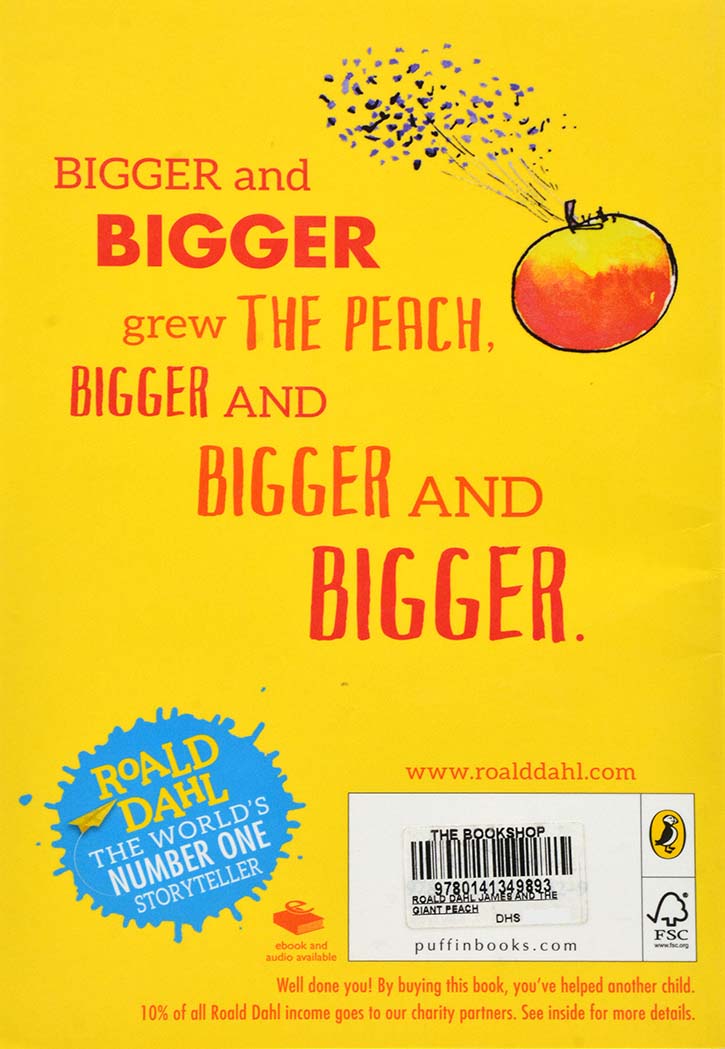 ROALD DAHL JAMES AND THE GIANT PEACH PB