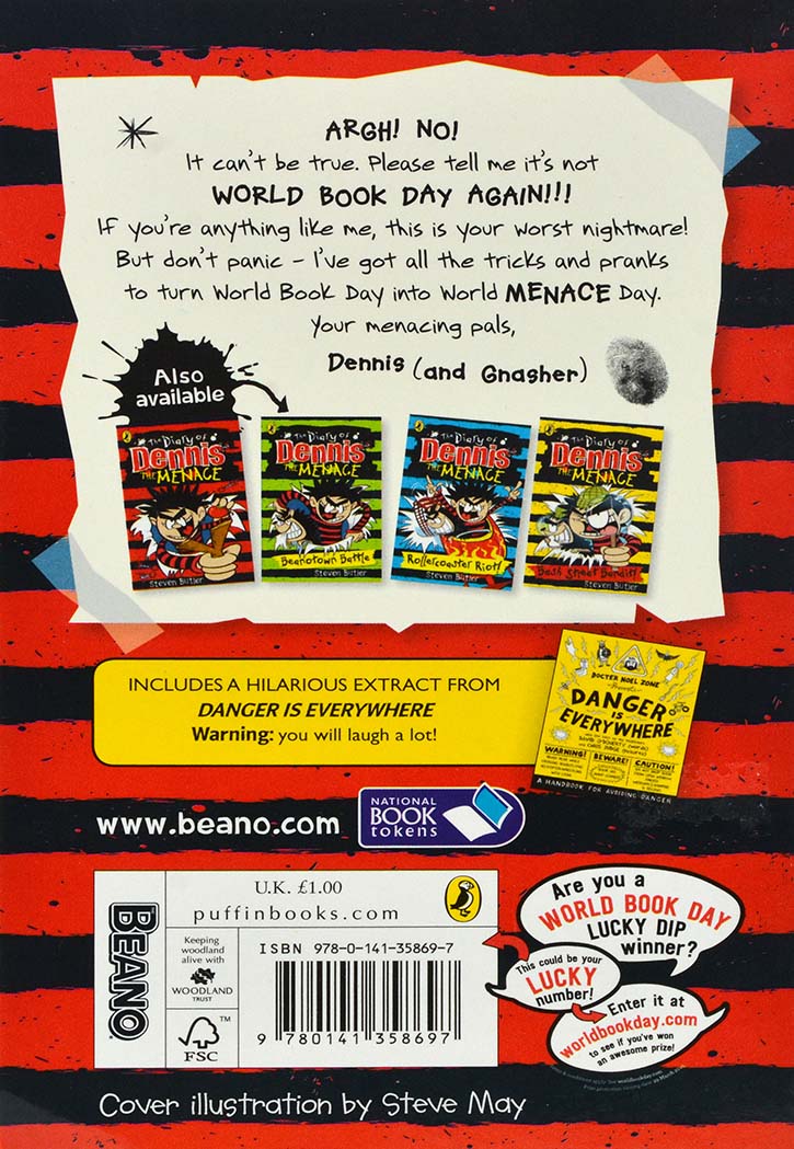 The Diary Of Dennis The Menace - Menace World Book Day