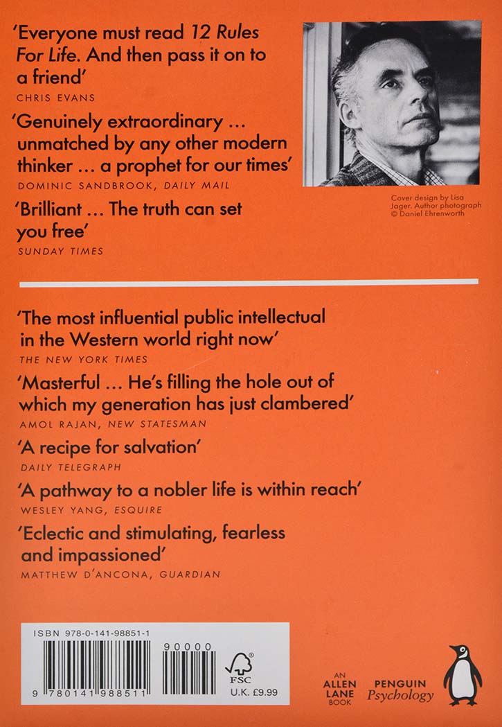 12 Rules for Life: An Antidote to Chaos