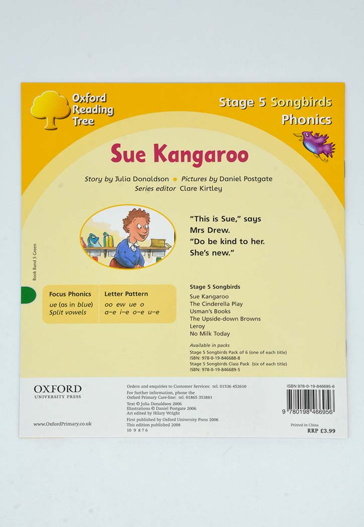 SONGBIRDS PHONICS:SUE KANGAROO-5