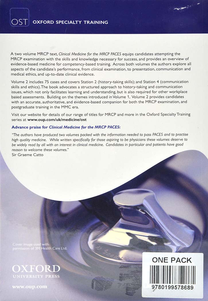 Clinical Medicine for the MRCP PACES : Volume 1: Core Clinical Skills