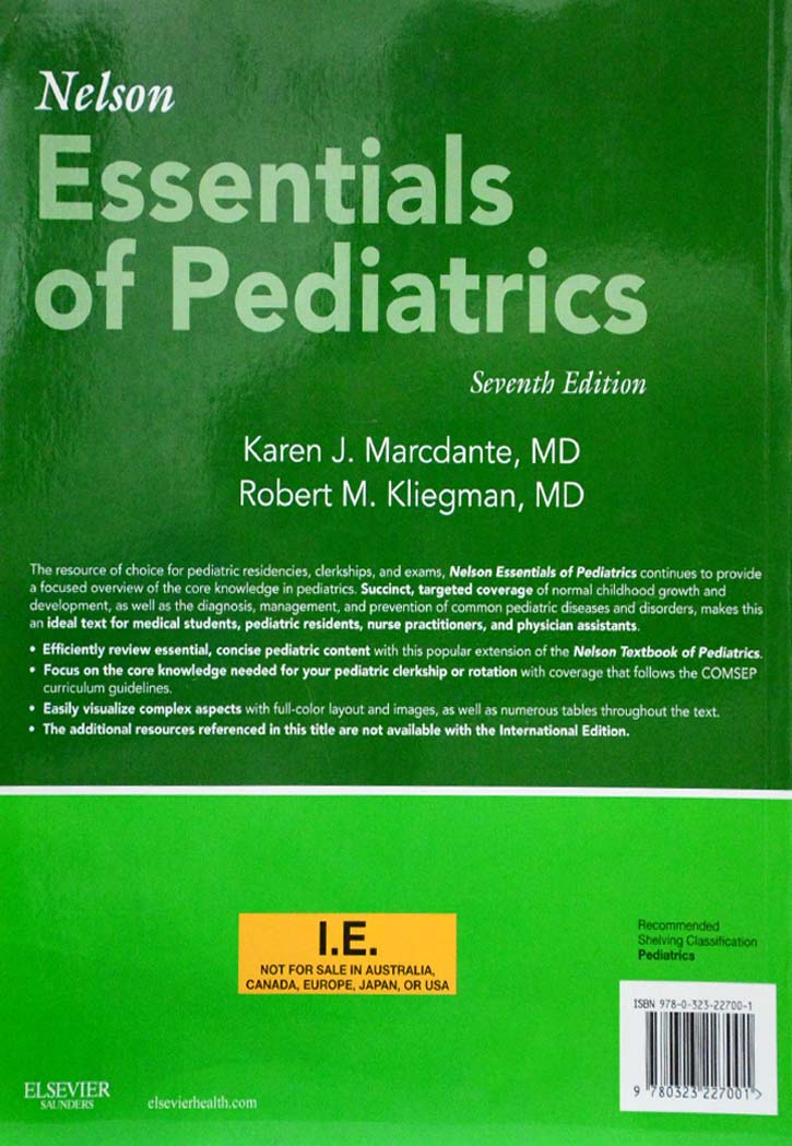 Nelson Essentials of Pediatrics 7th Edition