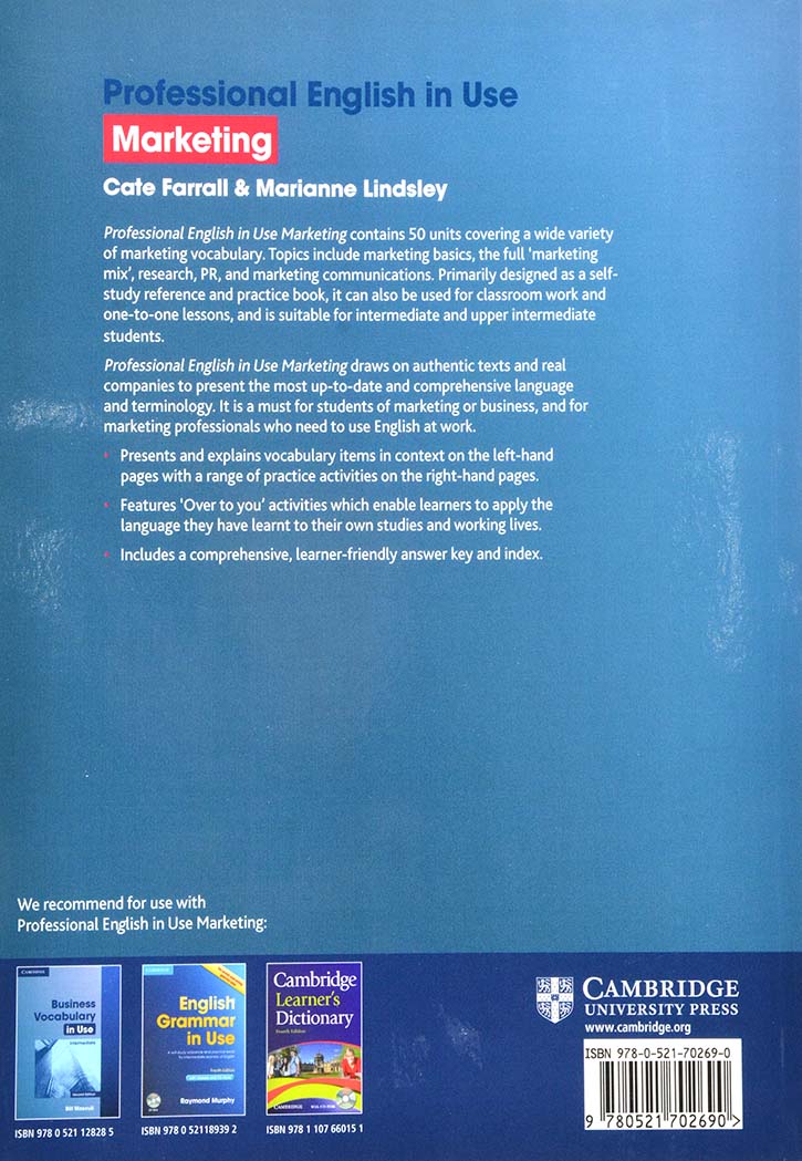 Professional English In Use Marketing