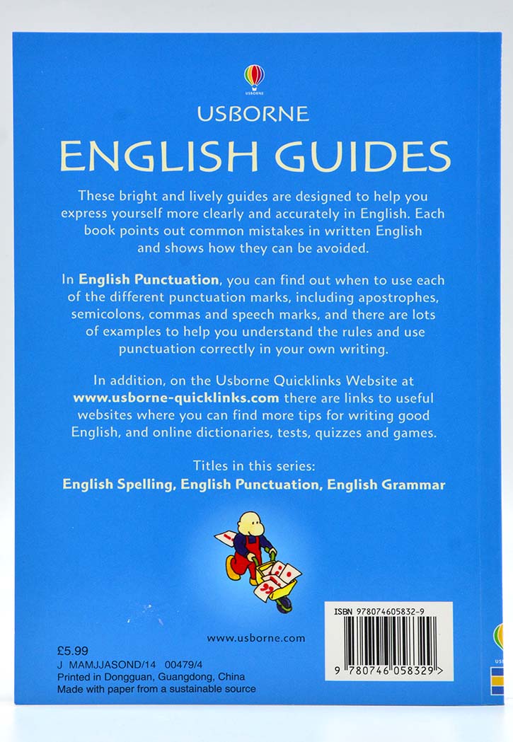 THE USBORNE GUIDE TO ENGLISH PUNCTUATION WITH INTRERNET LINKS