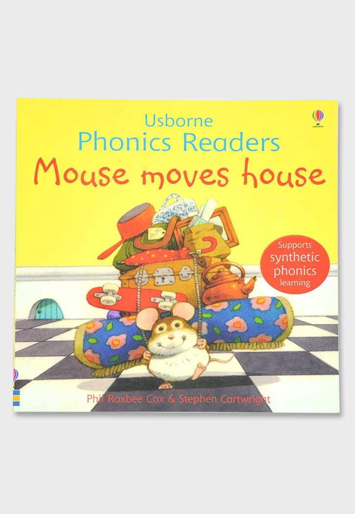 USBORNE PHONICS READERS : MOUSE MOVES HOUSE