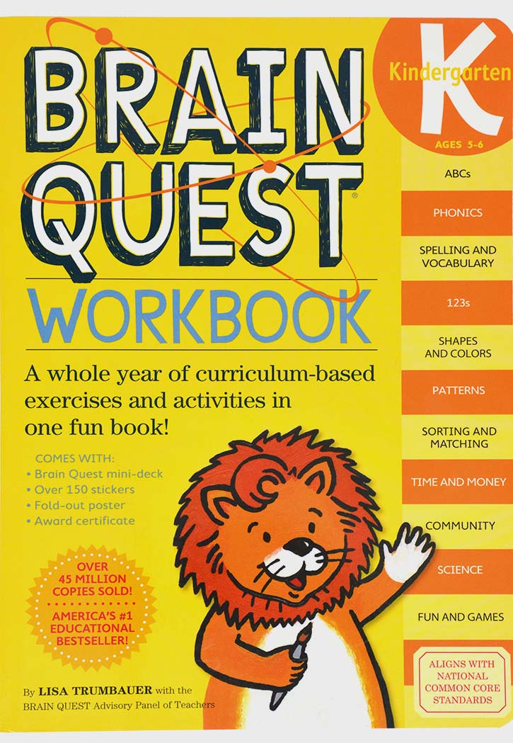 Brain Quest Workbook: Kindergarten