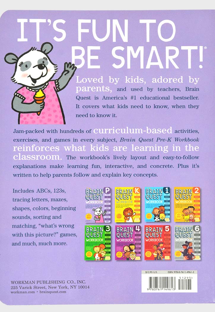 Brain Quest Workbook: Pre-K