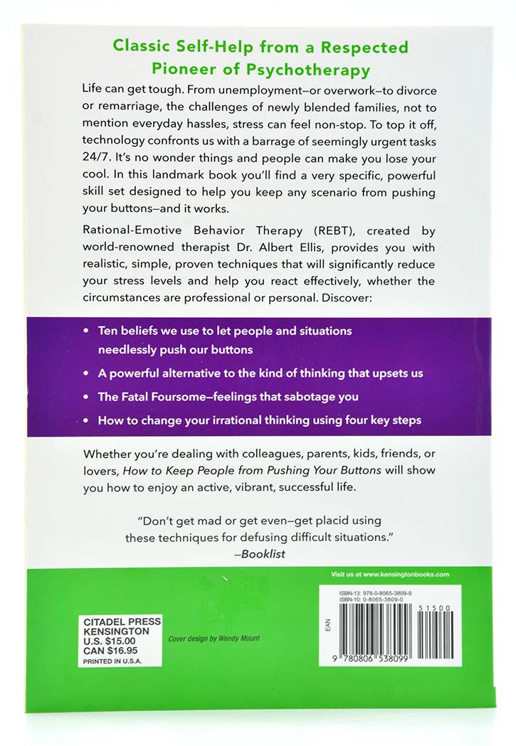 How To Keep People From Pushing Your Buttons