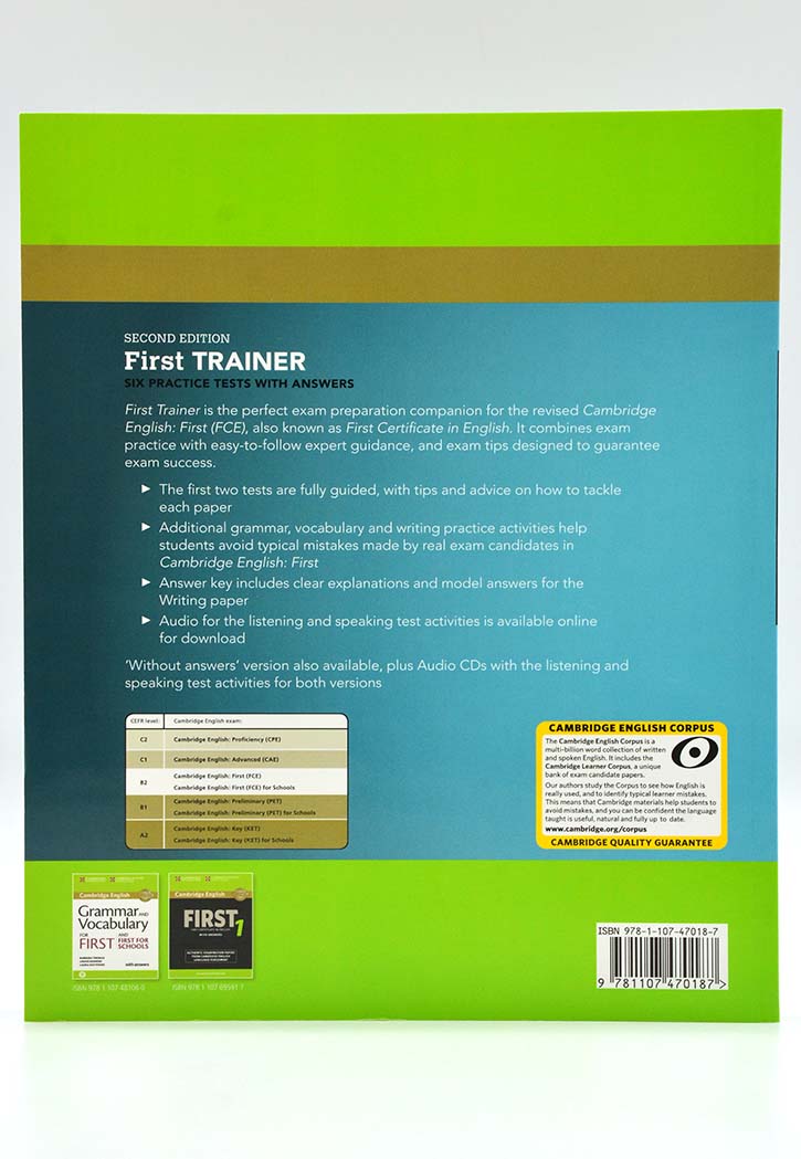 First Trainer Six Practice Tests with Answers 2nd Edition