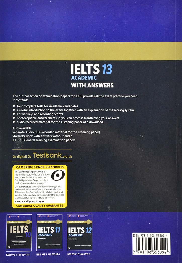 IELTS 13 Academic With Answers (With Audio)