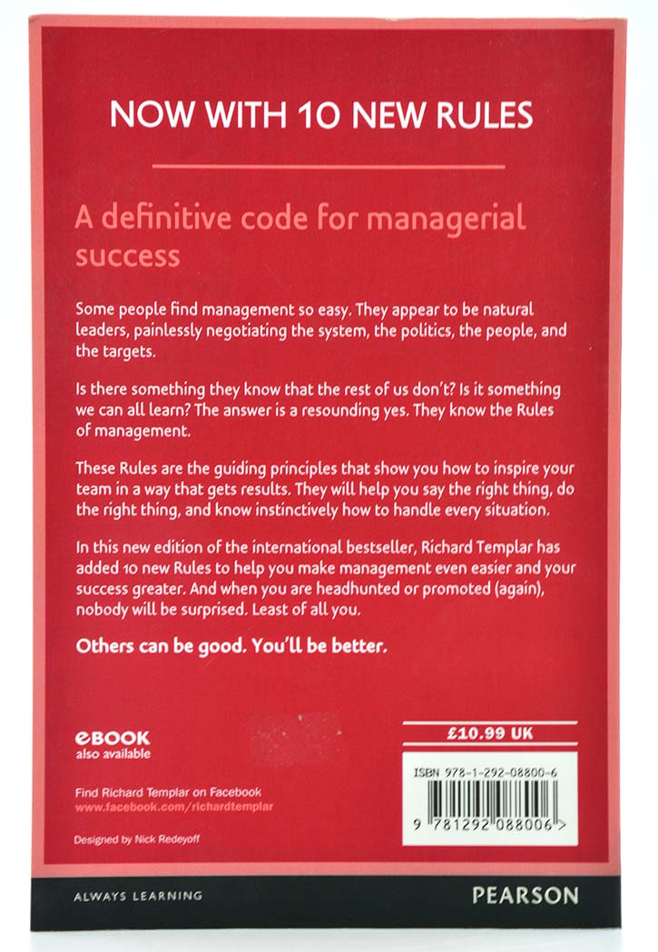 The Rules of Management: A Definitive Code for Managerial Success