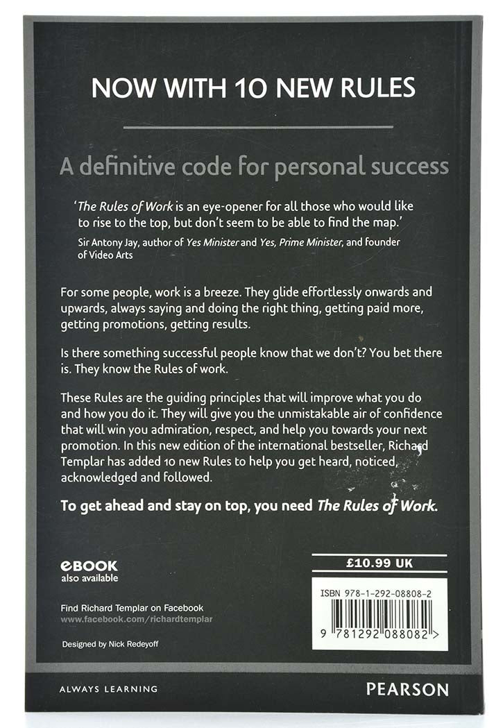 The Rules Of Work: A Definitive Code For Personal Success