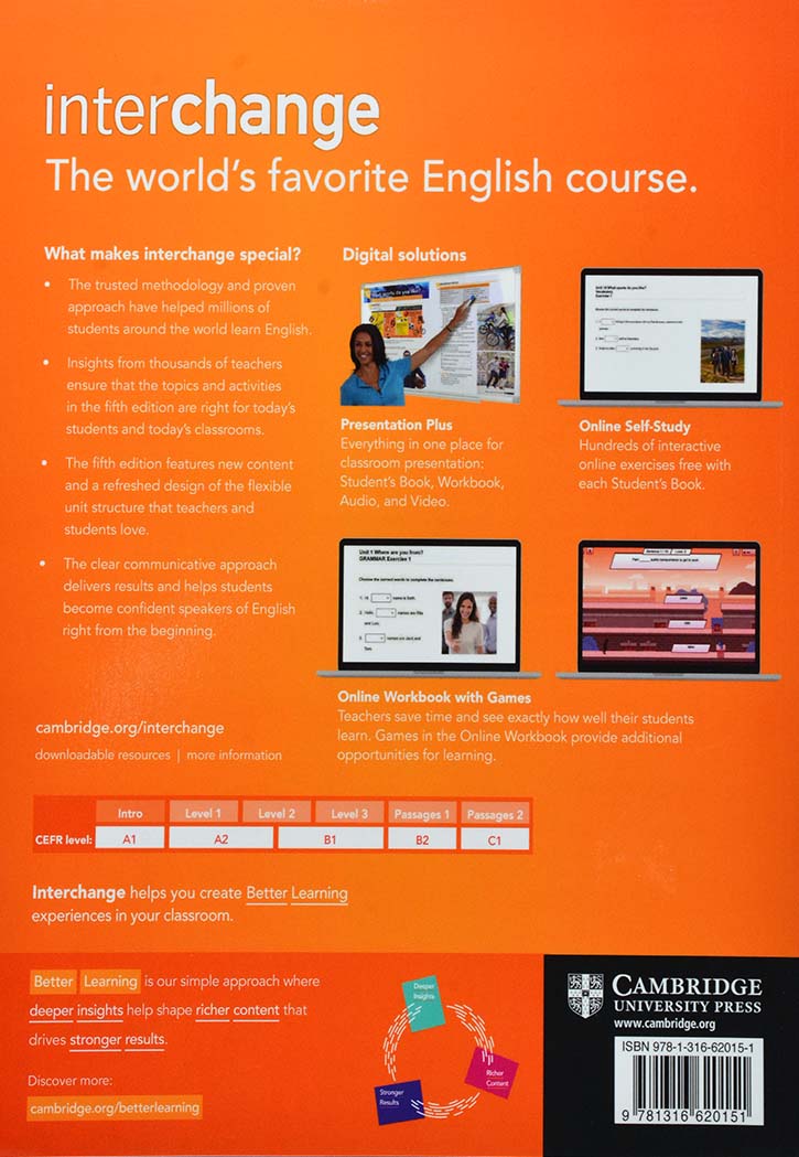 Interchange Intro A Student's Book with Online Self-Study and Online Workbook