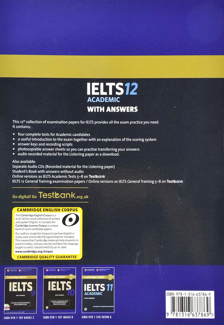 IELTS 12 Academic With Answers (With Audio)