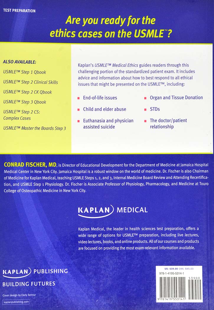 Kaplan Usmle Medical Ethics
