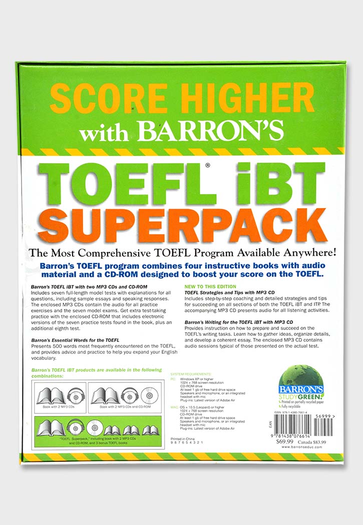 TOEFL iBT Superpack, 3rd Edition