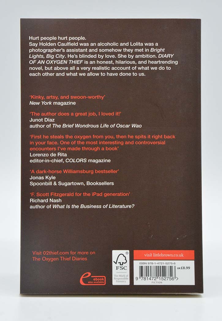 Diary of an Oxygen Thief