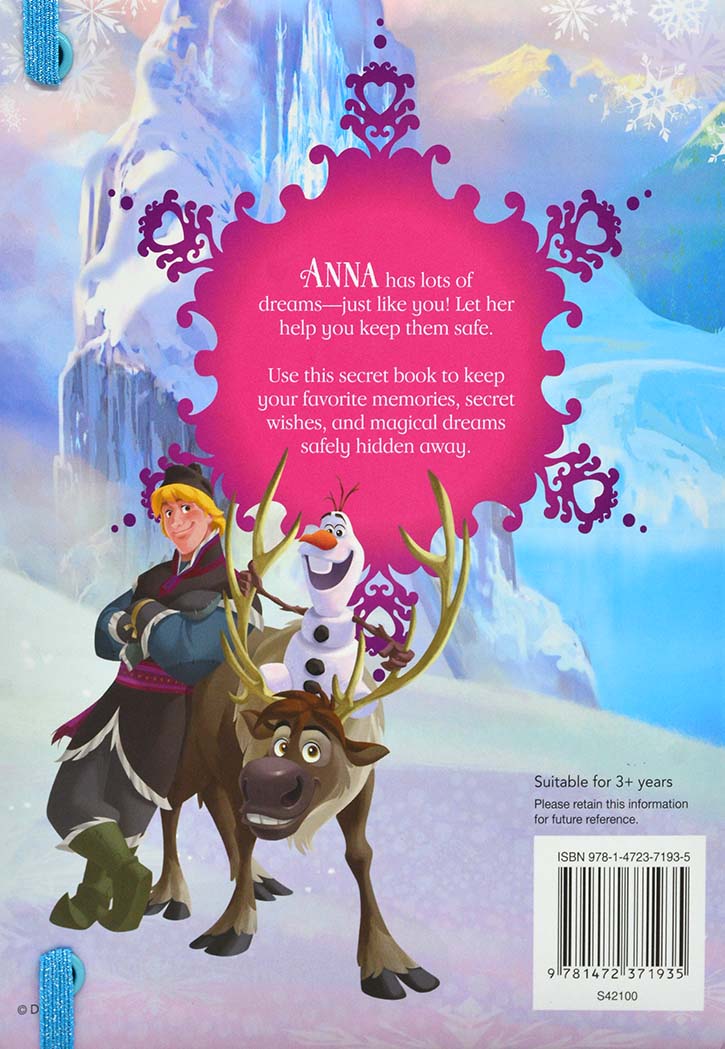 Disney Frozen Anna's Book of Secrets: Keep Your Dreams and Secrets Safe