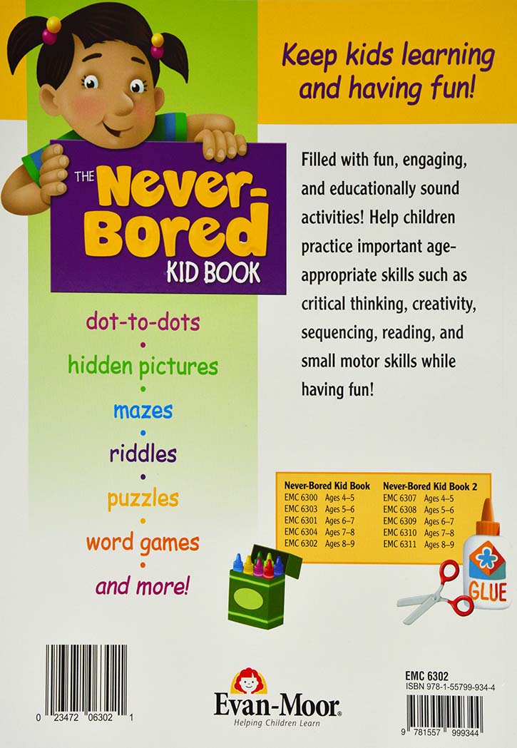 THE NEVER BORED KID BOOK AGES 8-9