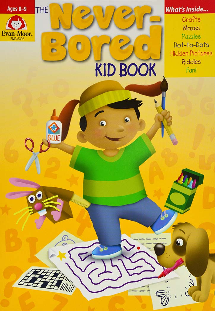 THE NEVER BORED KID BOOK AGES 8-9