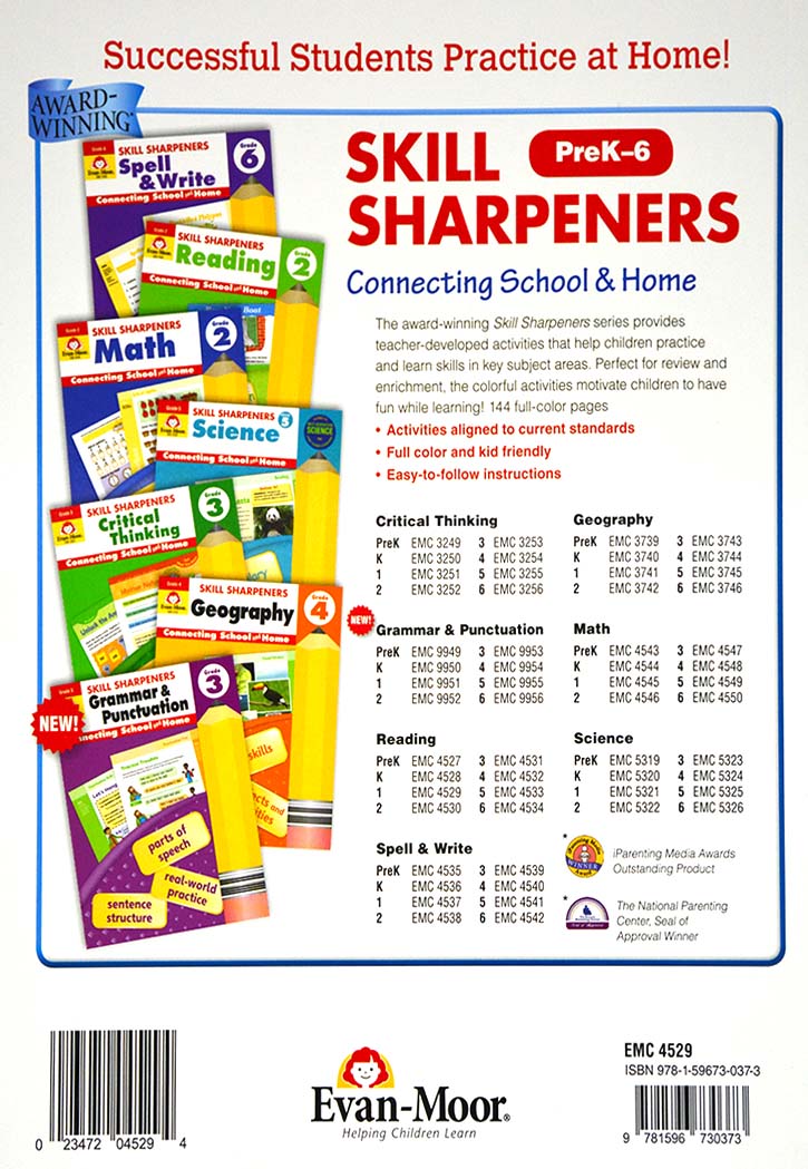 Skill Sharpeners - Reading Grade-1