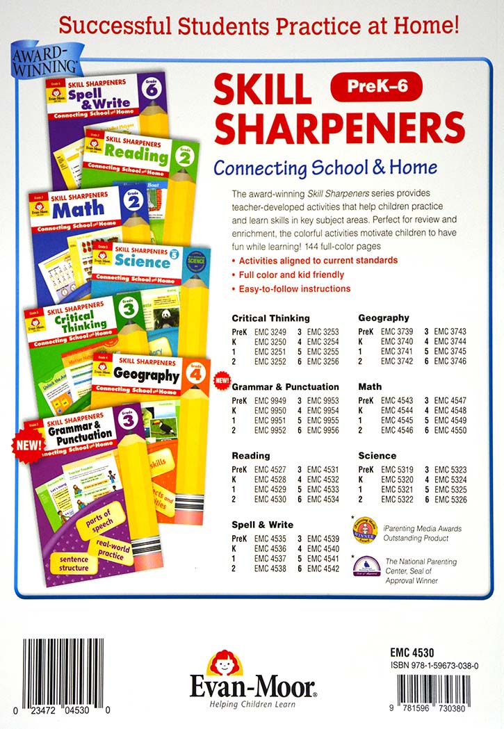 Skill Sharpeners - Reading Grade-2