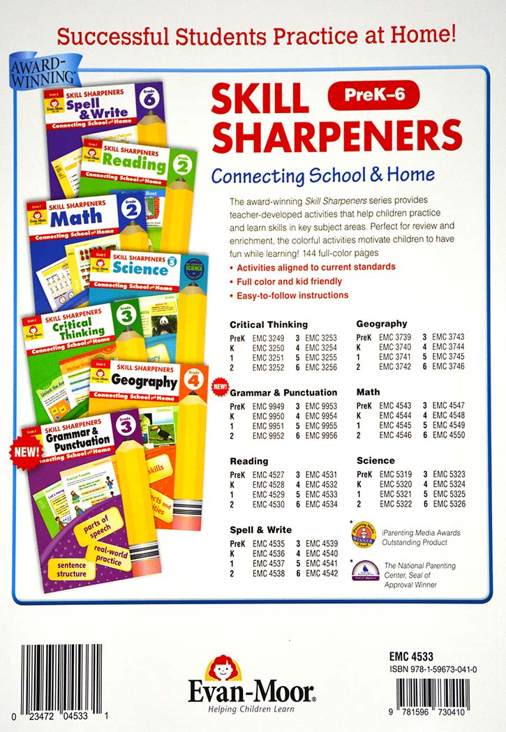 Skill Sharpeners - Reading Grade-5