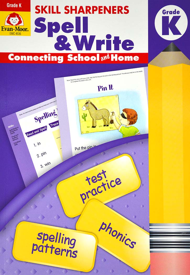 Skill Sharpeners - Spell & Write Grade-K