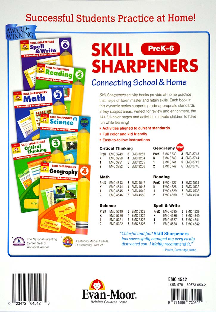 Skill Sharpeners - Spell & Write Grade-6