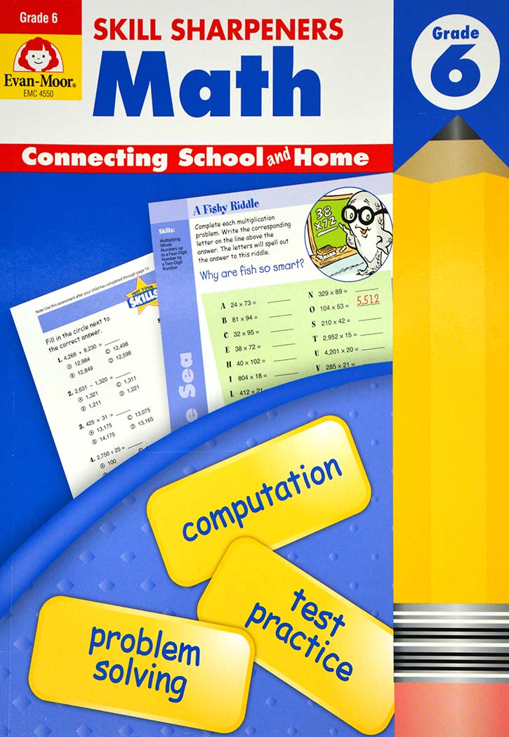 Skill Sharpeners - Math Grade-6