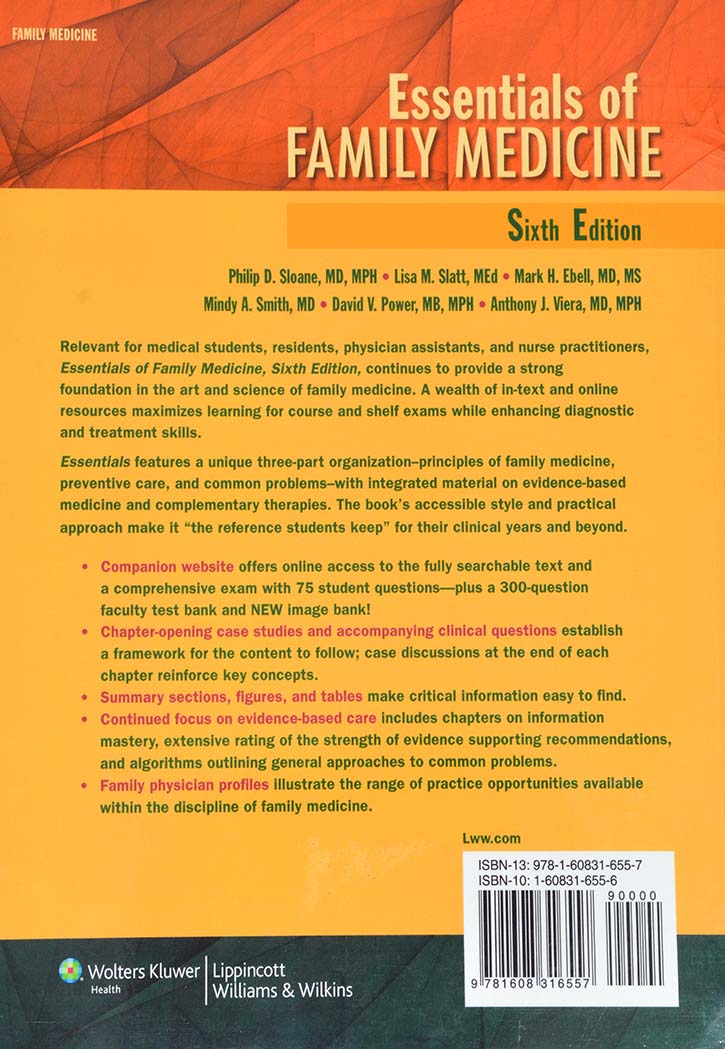 ESSENTIALS OF FAMILY MEDICINE 6TH EDITION