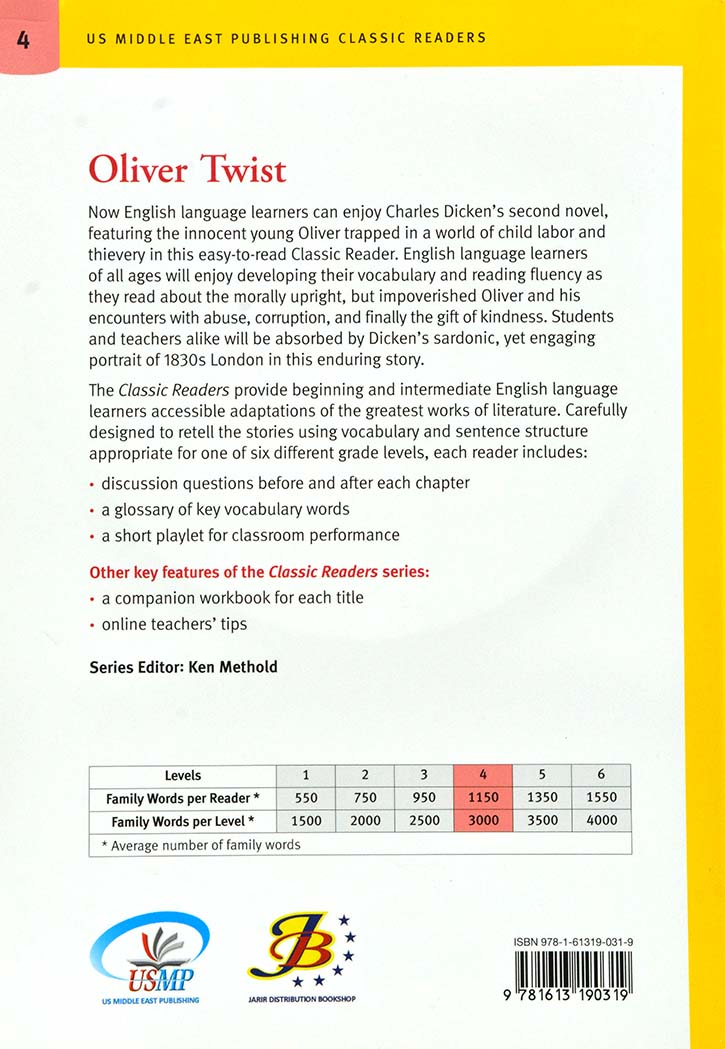 OLIVER TWIST BOOK W/CD LVL-4
