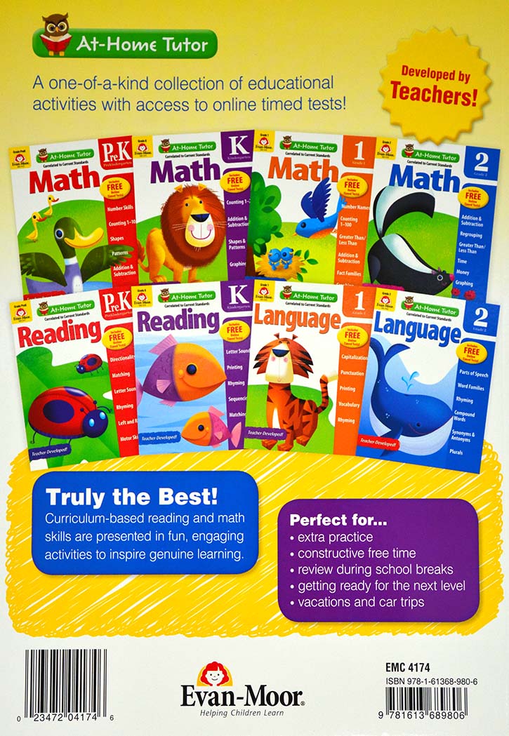 At Home Tutor Math, Grade K