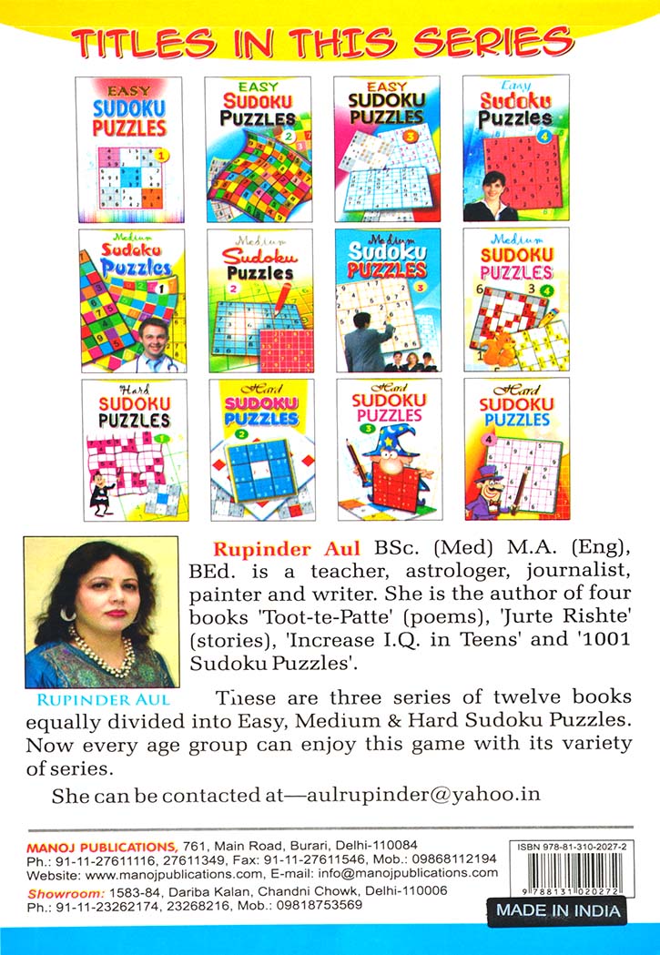 Medium SUDOKU PUZZLES - 2