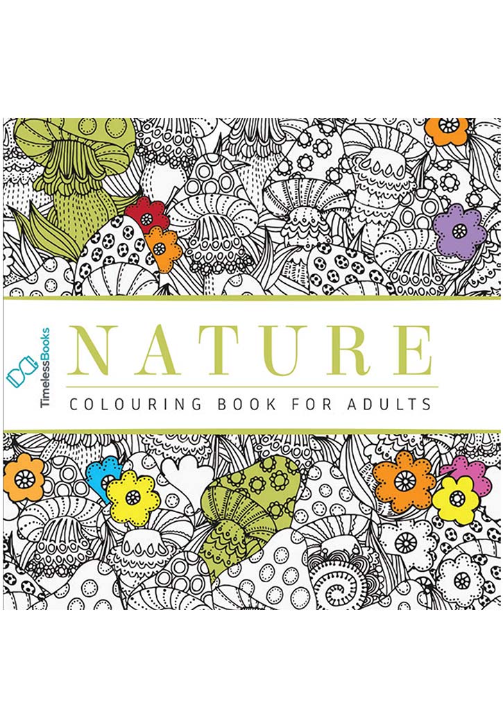 Nature Colouring Book For Adults