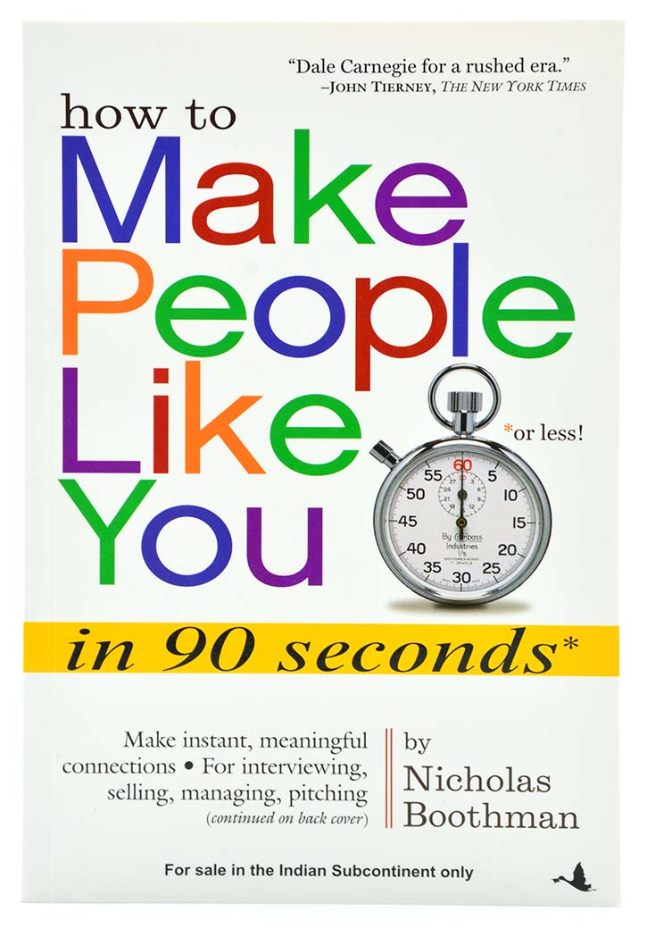 How to Make People Like You in 90 Seconds or Less