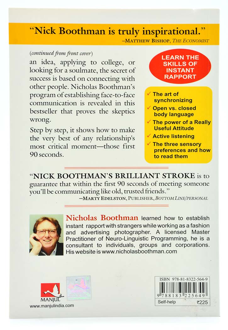 How to Make People Like You in 90 Seconds or Less