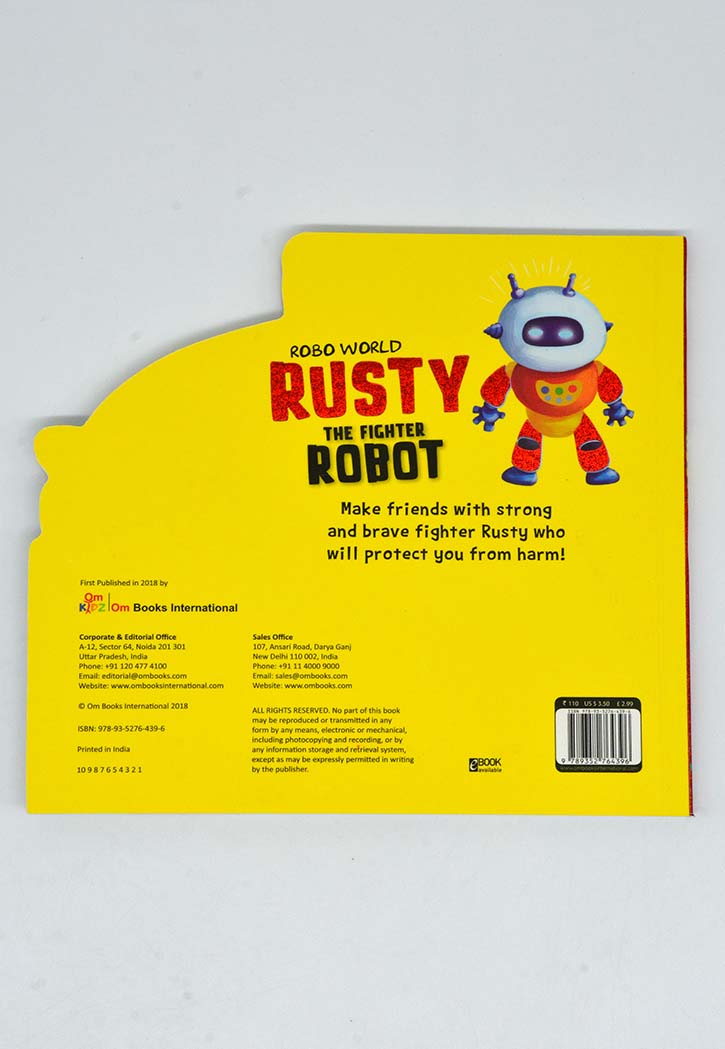 Rusty The Fighter Robot - Hard Cover Story Book