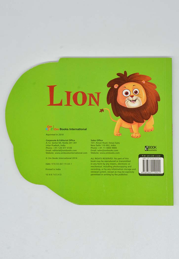 Lion - Hard Cover Story Book