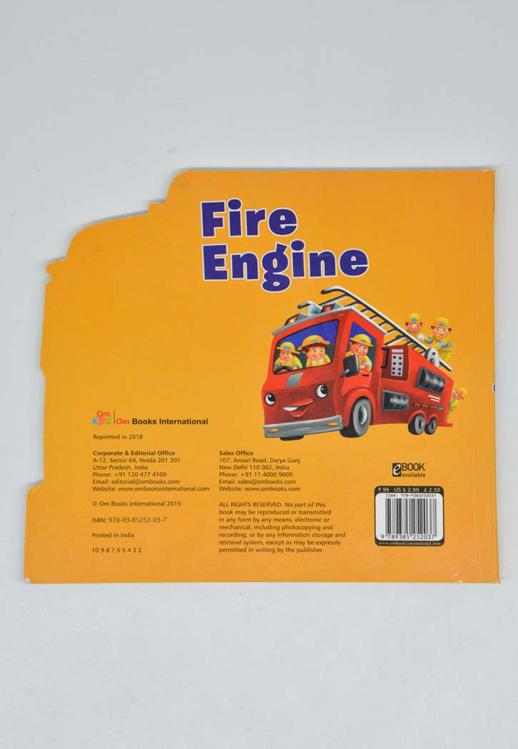 Fire Engine - Hard Cover Story Book