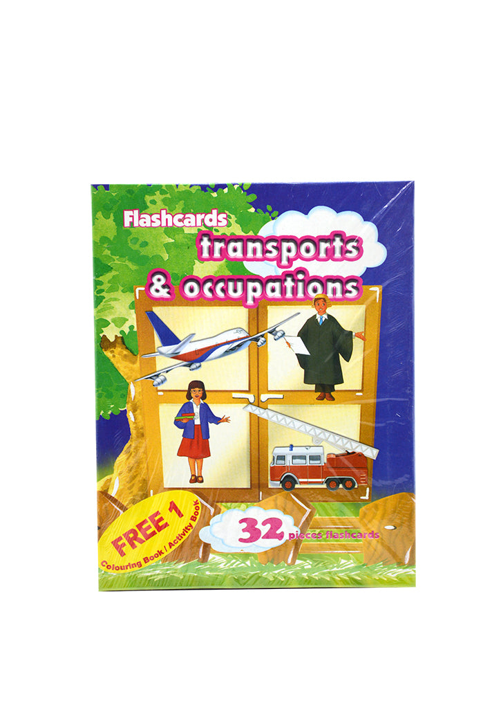 Transports & Occupation Flash Cards