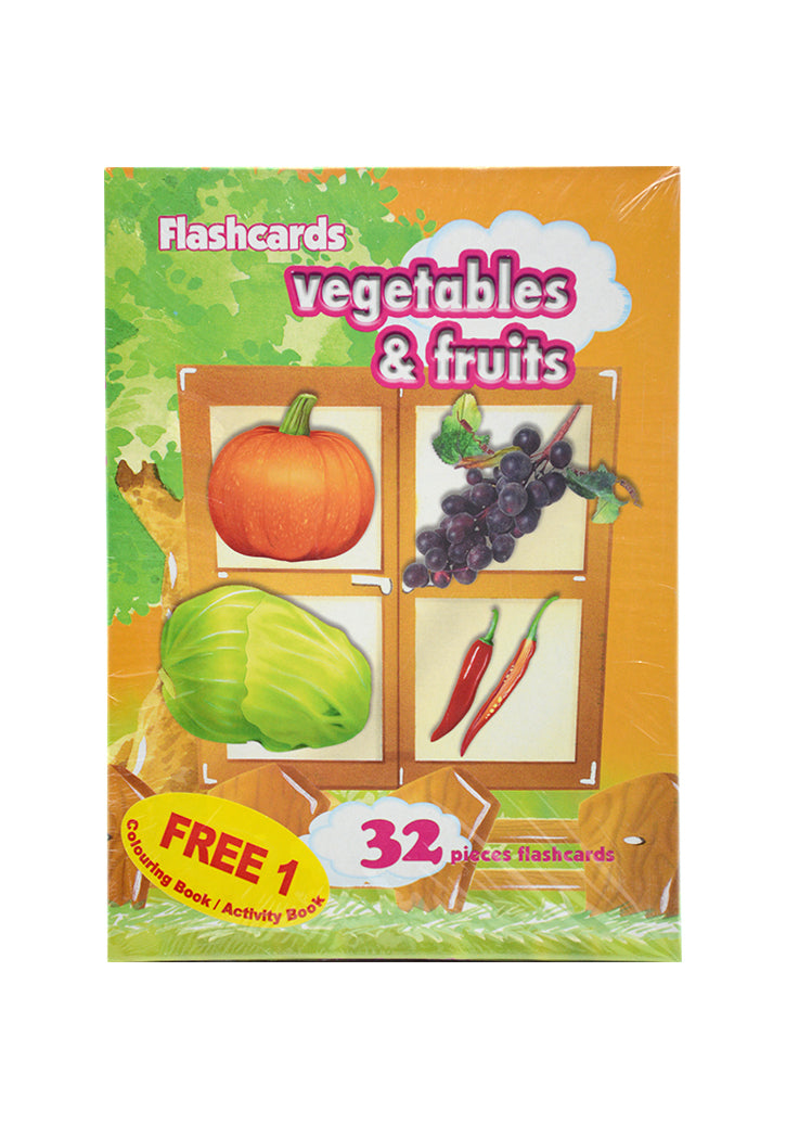 Vegetables & Fruits Flash Cards